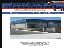 Tablet Screenshot of gaylordmfg.com